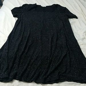 Sparkly black dress